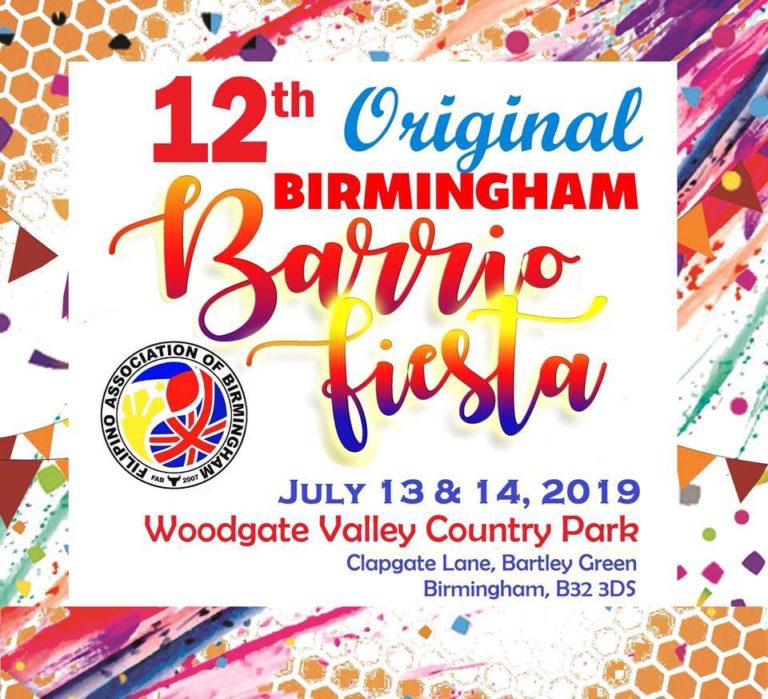 Birmingham Barrio Fiesta 2019 Pinoy Booking